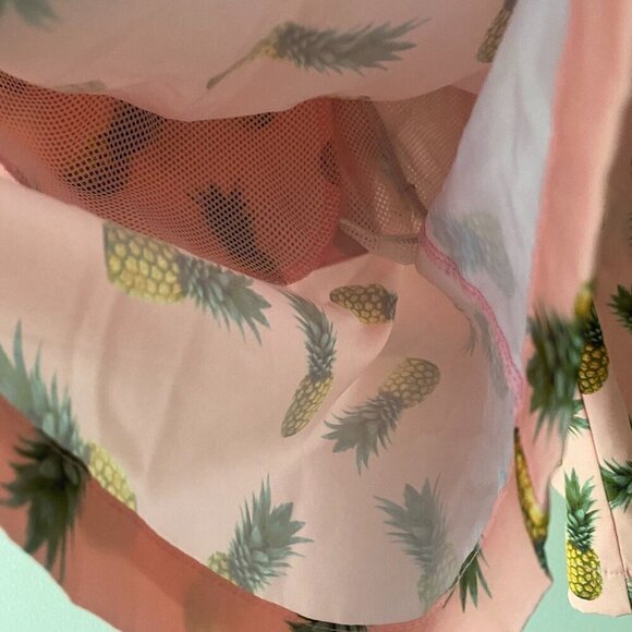 Mosmann Australia Swim Shorts Trunks Men’s Size Medium Peach Pineapple Swimsuit - Picture 4 of 16